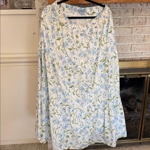 Hill House Blue Floral Maxi Skirt